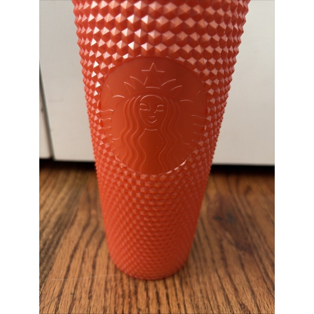 Starbucks Orange Bling Studded cup (24oz) - Picture 2 of 4